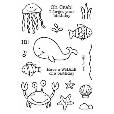 Jane's Doodles Clear Stamps - Under The Sea